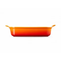 LE CREUSET Plat Rectangulaire Héritage en Céramique 32 cm Volcanique Tradition* Plat De Cuisson