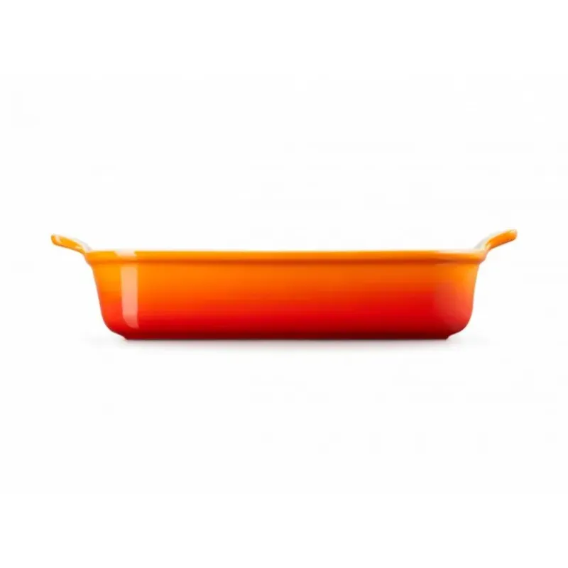 LE CREUSET Plat Rectangulaire Héritage en Céramique 19 cm Volcanique Tradition* Plat De Cuisson