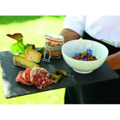 REVOL Plateau Rectangulaire Ardoise 40 x 30 cm Basalt* Servir, Présenter