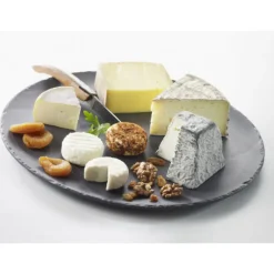 REVOL Plateau Rond Ardoise Ø 32cm Basalt* Vaisselle