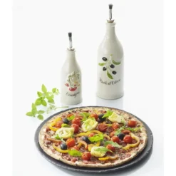 REVOL Plateau Rond Ardoise Ø 32cm Basalt* Vaisselle