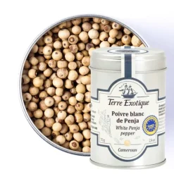 TERRE EXOTIQUE Poivre Blanc de Penja 70 g* Poivre