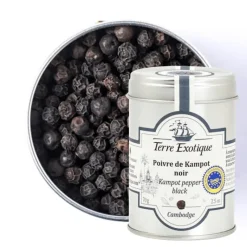 TERRE EXOTIQUE Poivre Noir de Kampot 70 g* Poivre