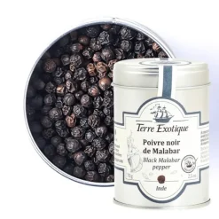 TERRE EXOTIQUE Poivre Noir de Malabar 70 g* Poivre