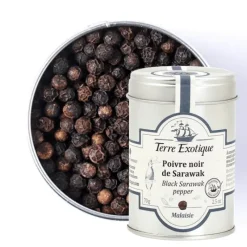 TERRE EXOTIQUE Poivre Noir de Sarawak 70 g* Poivre