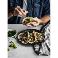 DE BUYER Poêle à Crêpes Tôle Bleue Ø 24 cm Outdoor* Poêles