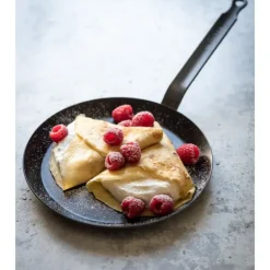 DE BUYER Poêle à Crêpes Tôle Bleue Ø 18 cm Outdoor* Poêles