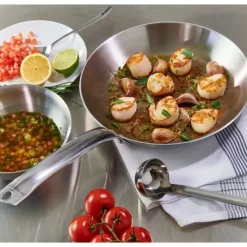 DE BUYER Poêle à Frire Inox Ø 24 cm Alchimy* Poêles