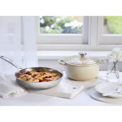 LE CREUSET Poêle Inox 26 cm Signature* Poêles
