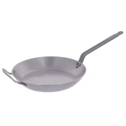 DE BUYER Poêle Lyonnaise Carbone Plus Ø 36 cm , Tôle, Queue Feuillard* Poêles