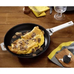 CRISTEL Poêle Mutine Ø 28 cm Manche Amovible Anti-Adhésive Inox* Poêles