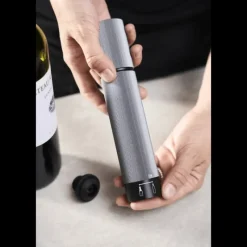 PEUGEOT Pompe à Vin et Champagne Double Manuelle Acier Line* Accessoires Vin