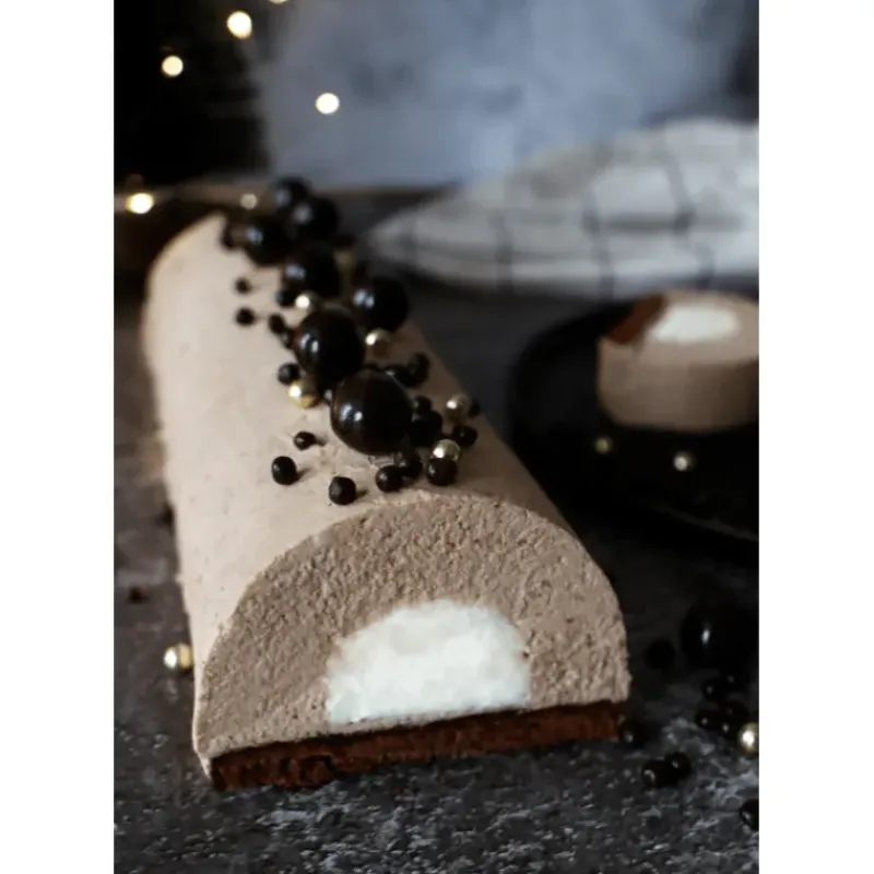 SCRAPCOOKING Pot de Décors en Perles Or et Chocolat au Lait 50 g* Décoration Comestible