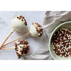 SCRAPCOOKING Pot de Décors en Perles Or et au 3 Chocolats 50 g* Décoration Comestible