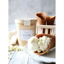 SCRAPCOOKING Pot de Préparation pour Glace Vanille 145 g* Préparation Pâtisserie
