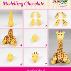 FUNCAKES Poudre comestible Chocolat au lait 1,5 g* Colorants Alimentaires