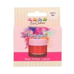 FUNCAKES Poudre comestible Rouge cerise 2,5 g* Colorants Alimentaires