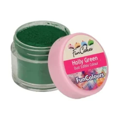 FUNCAKES Poudre comestible Vert houx 1,2 g* Colorants Alimentaires