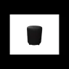 2IMAHL Pouf Rond en Simili Cuir Noir Lisbonne* Mobilier Restaurant