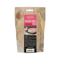 PATISDECOR Pralines Roses Concassées 200 g Patisdécor* Fruits Secs