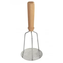 La Bonne Graine Presse Purée (Pilon tamiseur) manche bois* Presse Purée Et Moulin Légumes