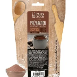 PATISDECOR Préparation Instantanée pour Boisson Cacao Intense 300 g Patisdécor* Préparation Pâtisserie