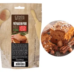 PATISDECOR Préparation pour Pain d'Epices 260 g Patisdécor* Préparation Pâtisserie