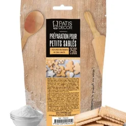 PATISDECOR Préparation pour Petits Sablés 250 g Patisdécor* Préparation Pâtisserie