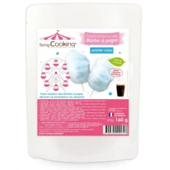 SCRAPCOOKING Préparation sucrée pour barbe à papa bleue goût cola* Préparation Pâtisserie