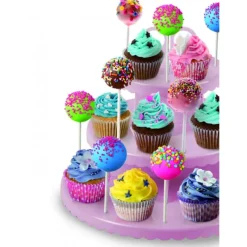 IBILI Présentoir à Cupcakes Plastique Ø 30 cm x H 24 cm* Présentoirs Pour Gâteaux