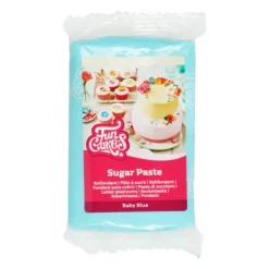 FUNCAKES Pâte à Sucre Bleu Layette 250g* Pâte À Sucre
