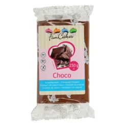 FUNCAKES Pâte à Sucre goût Chocolat 250g* Pâte À Sucre