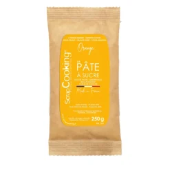 SCRAPCOOKING Pâte à Sucre Orange Pastel 250 g* Pâte À Sucre