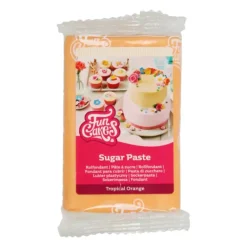 FUNCAKES Pâte à Sucre Orange Tropicale 250g* Pâte À Sucre