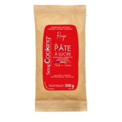 SCRAPCOOKING Pâte à Sucre Rouge 250 g* Pâte À Sucre