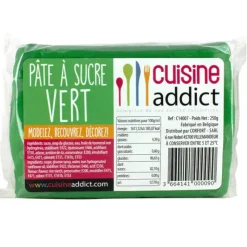 CUISINEADDICT Pâte à Sucre Vert 250g* Pâte À Sucre