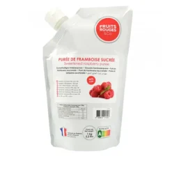 FRUITS ROUGES & CO Purée de Framboise 1kg* Purée De Fruits, Coulis De Fruits