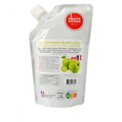 FRUITS ROUGES & CO Purée de Pomme Verte Granny Smith 1kg* Purée De Fruits, Coulis De Fruits