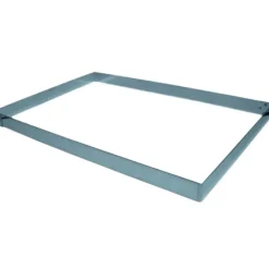 MALLARD FERRIERE Rectangle Inox sans fond 49,5 x 29 cm H.3,5 cm* Cercle À Patisserie