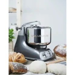 ANKARSRUM Robot de cuisine Original AKM Noir Chrome* Robot Pâtissier