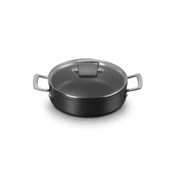 LE CREUSET Rondeau avec Couvercle 24 cm Anti-Adhérent Les Forgées* Casseroles