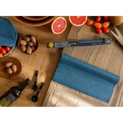 NUTS Rouleau Emballage Alimentaire Cire Abeille Bleu Jeans 93 x 29 cm* Conservation