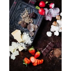 MICROPLANE Râpe à Truffes 2en1 Master Manche en Bois* Mandoline De Cuisine|Râpes À Fromage