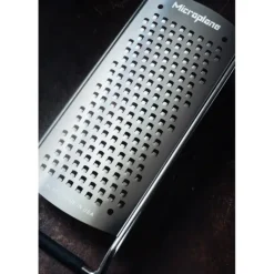 MICROPLANE Râpe Gros Grains Gourmet Noir* Râpes À Fromage|Râpe À Légumes