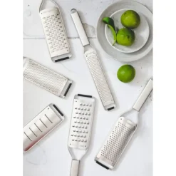 MICROPLANE Râpe Gros Grains Professional Inox* Râpes À Fromage|Râpe À Légumes