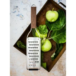 MICROPLANE Râpe Très Gros Grains Master Manche en Bois* Râpes À Fromage|Râpe À Légumes