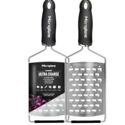 MICROPLANE Râpe Ultra Gros Grains Gourmet Noir* Râpes À Fromage|Râpe À Légumes