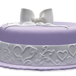 PATISDECOR Ruban Pate à Sucre Cœurs 1,25 m x H 5 cm Patisdécor* Décoration Comestible