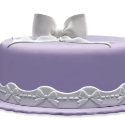 PATISDECOR Ruban Pate à Sucre Nœuds 1,25 m x H 3 cm (x2) Patisdécor* Décoration Comestible