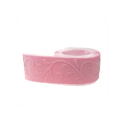 PATISDECOR Ruban Pate à Sucre Rose Arabesque 1,25 m x H 5 cm Patisdécor* Décoration Comestible